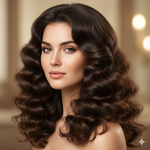 Blow dry curls