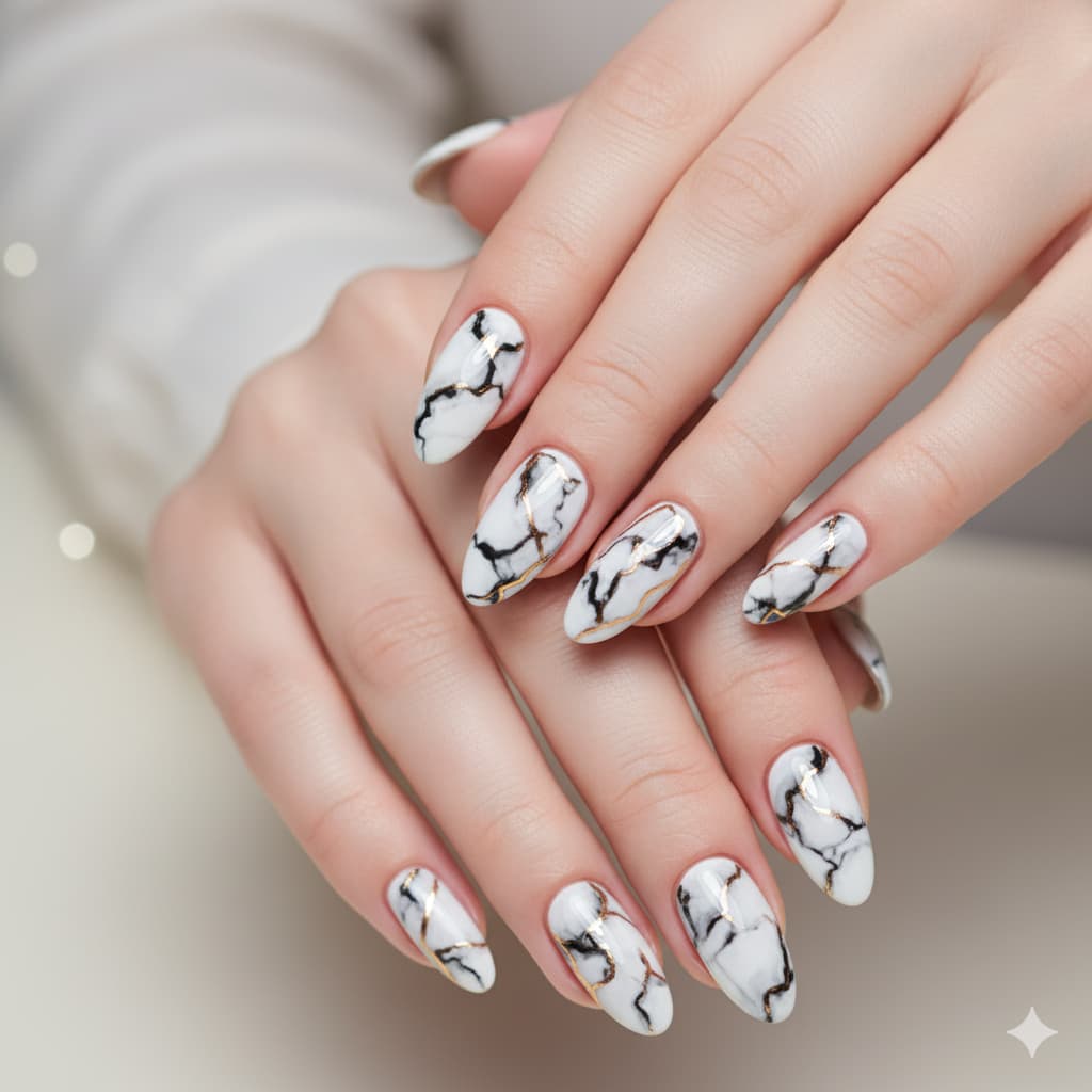 Marble Nail Art